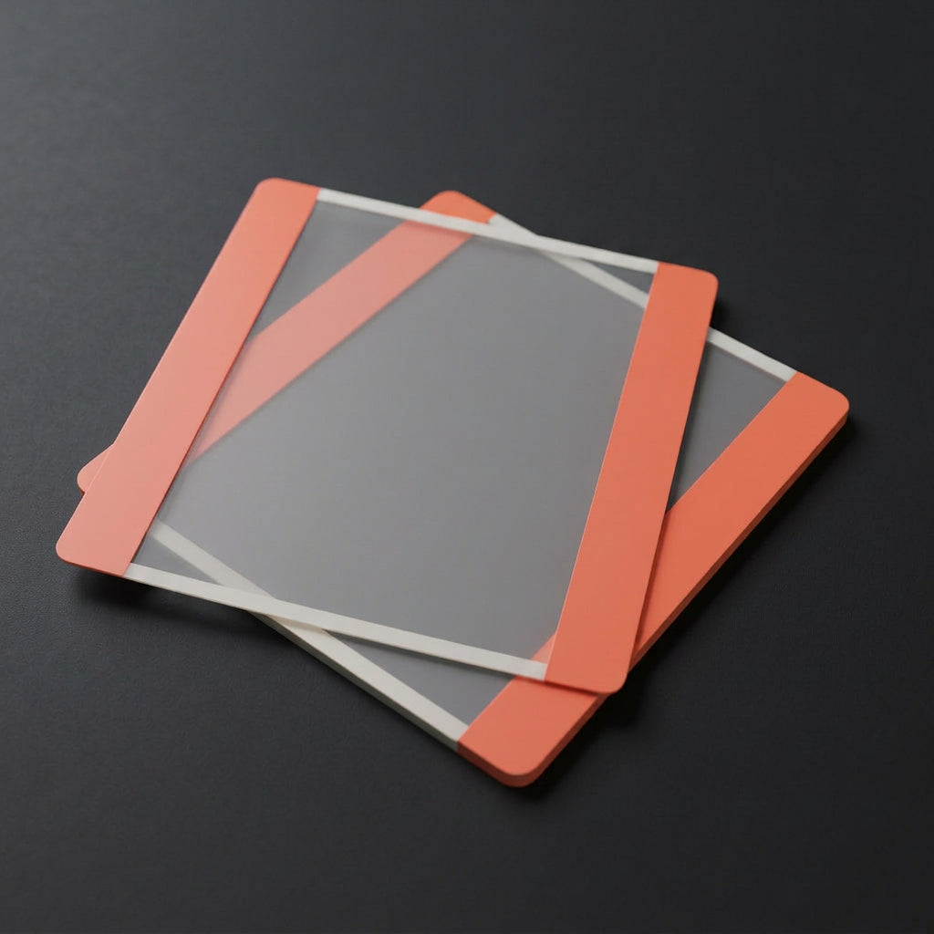 Orange Beschriftungstasche A4 MA-WT-5118 zur auffälligen und klaren Bodenmarkierung im Lager.