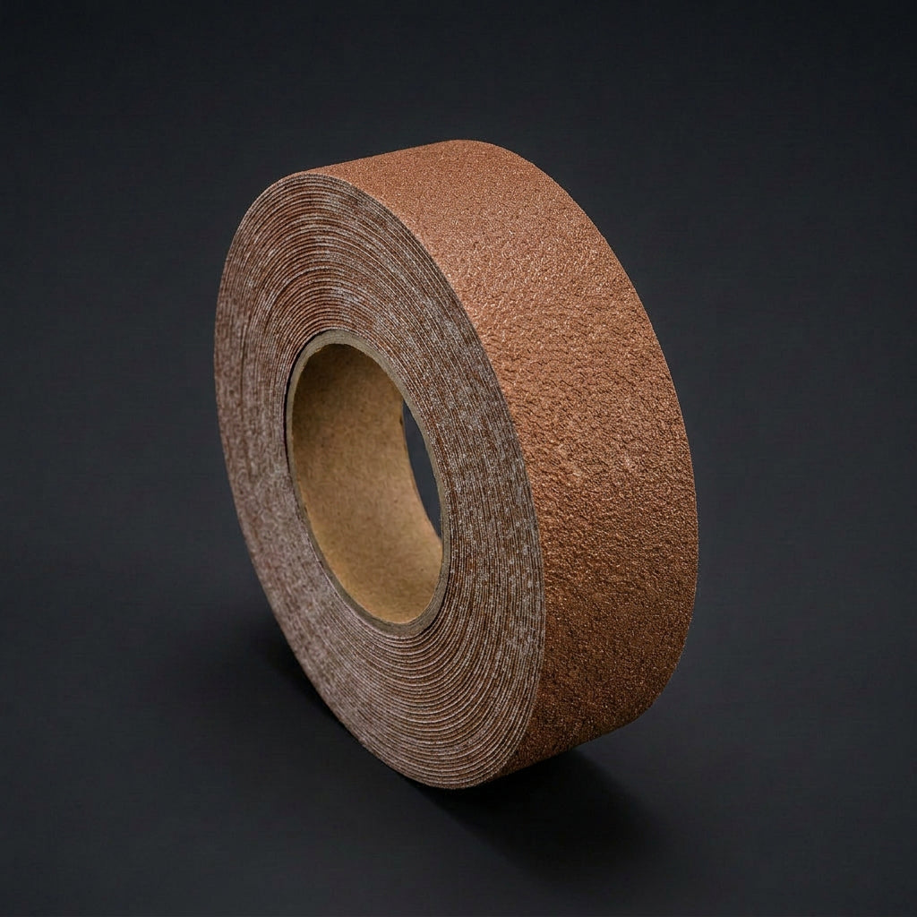 Breites braunes Antirutschband MA-WT-5411, 75mm, R13, langlebig und rutschfest für Gewerbe.