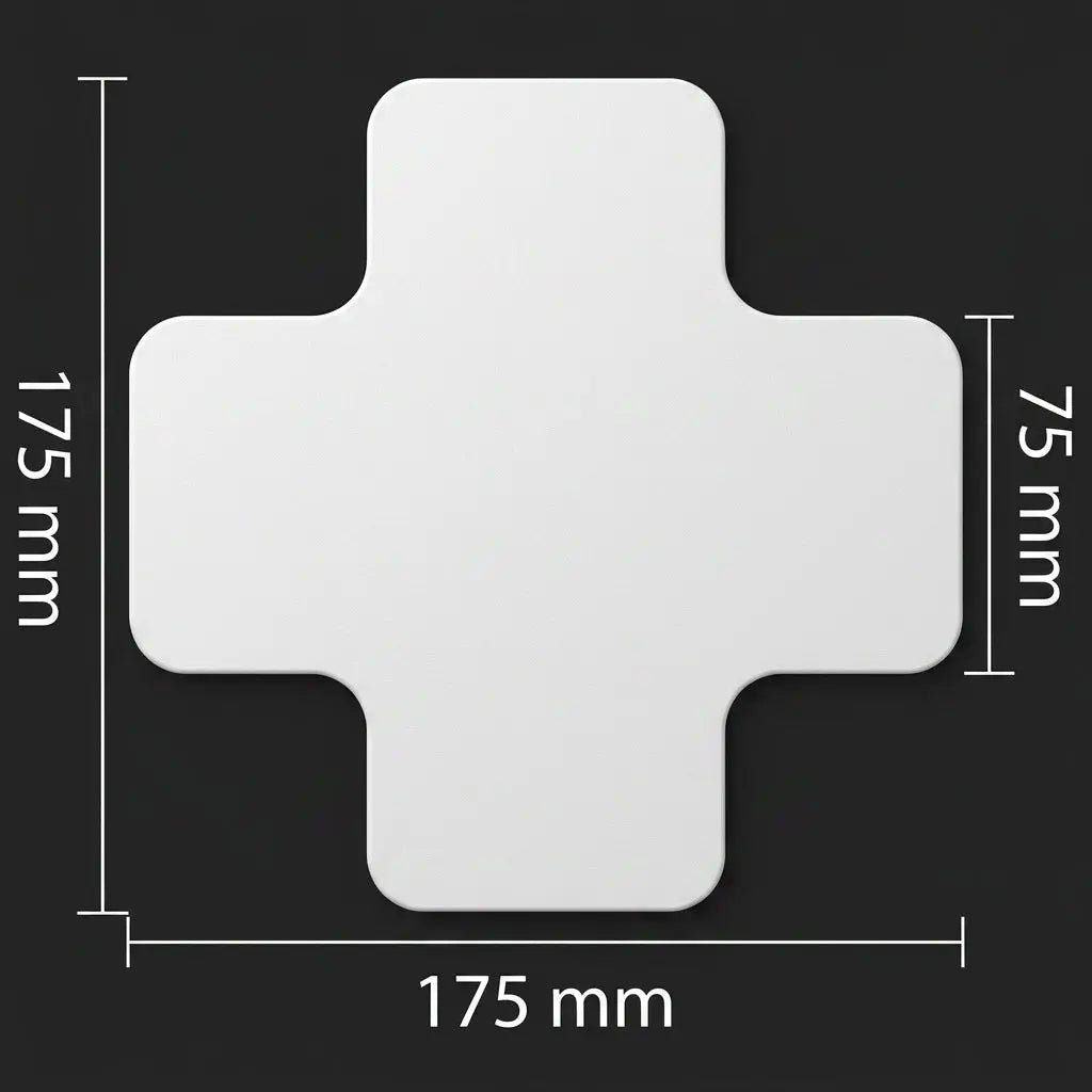 X - Stück, PVC, 25 Stück/VE - MA - WT - 5110 - Markiba
