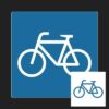 Markiba Bodenmarkierung Outdoor Piktogramm Fahrrad