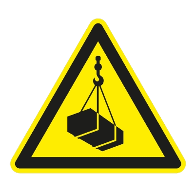 Markiba Warnzeichen – Warnung vor schwebender Last (ASR A1.3)